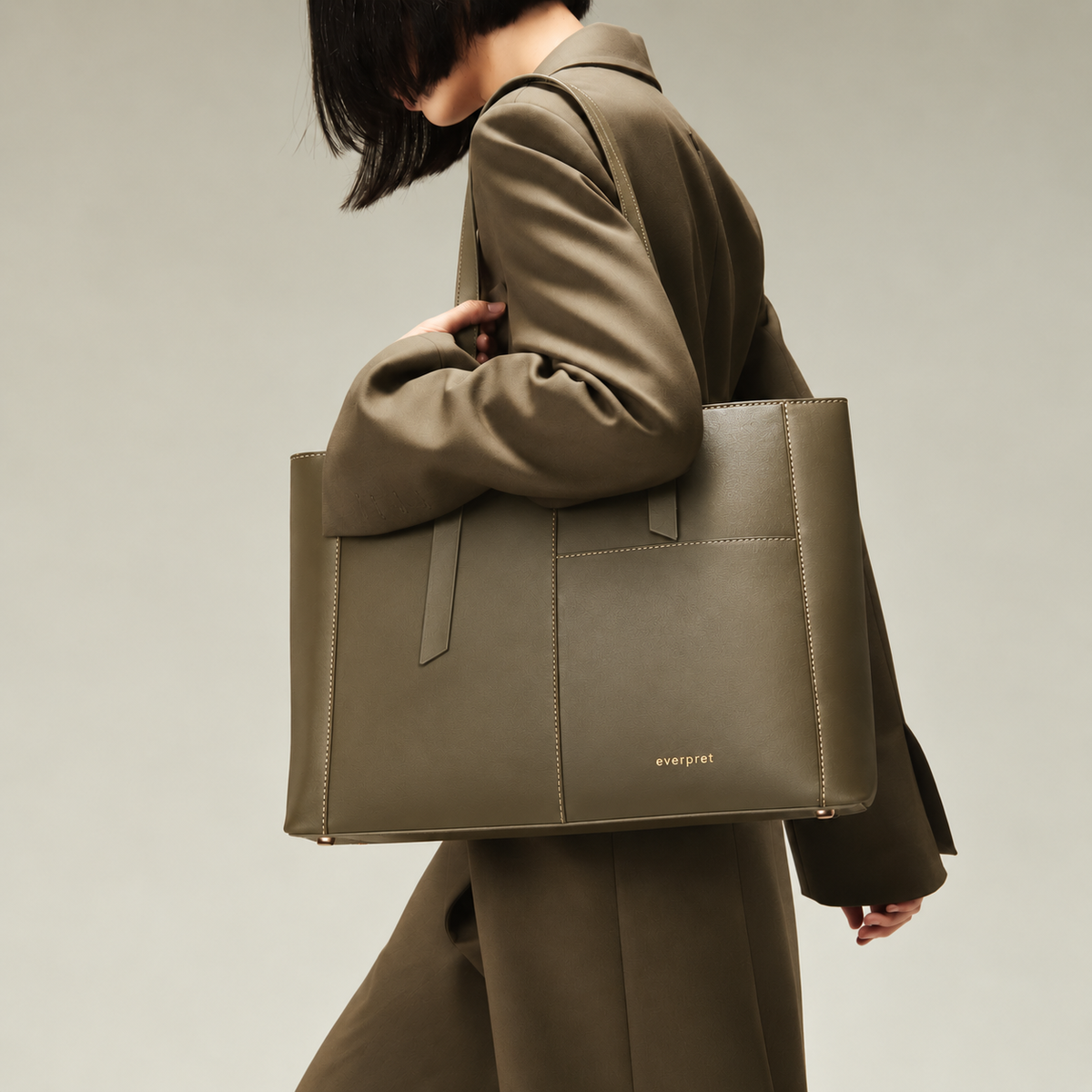 Olivia Office Tote – olive