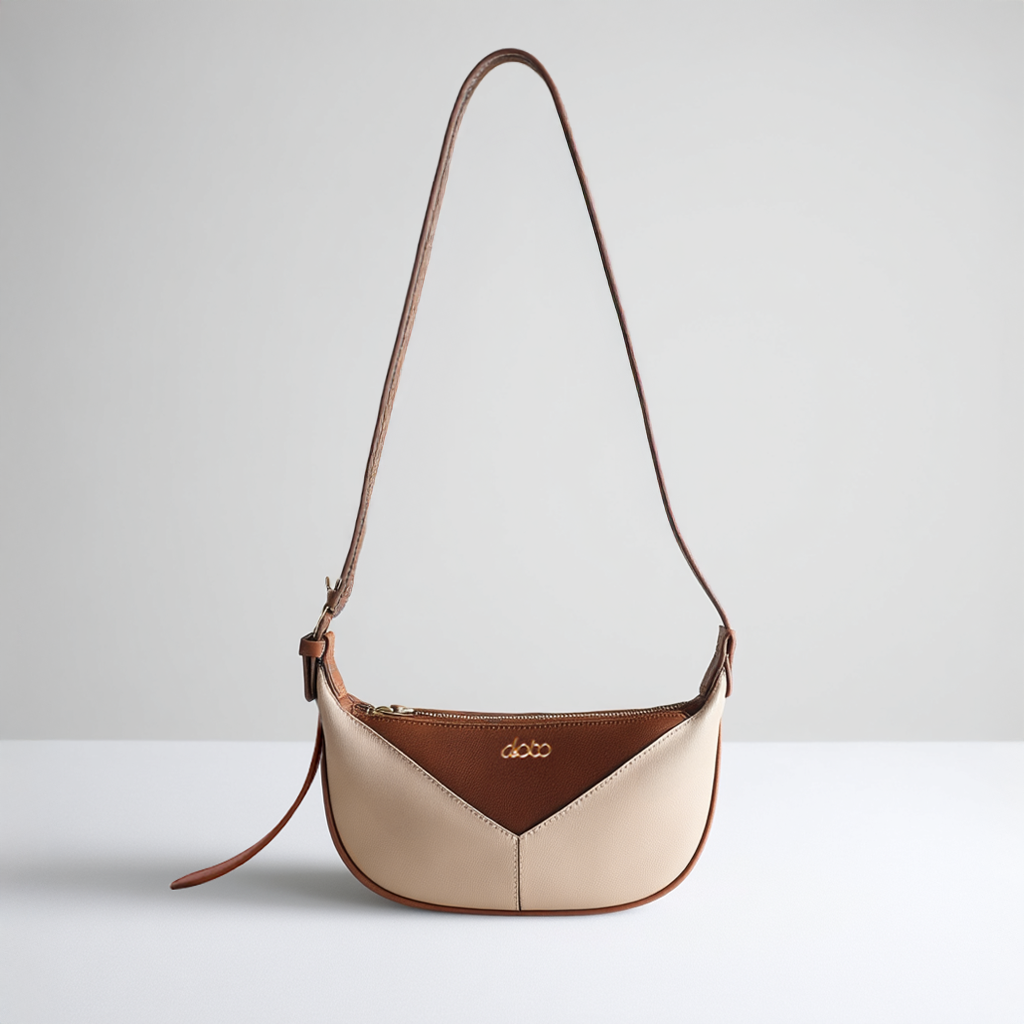 ENSO CROSSBODY BAG (Tan & Beige)