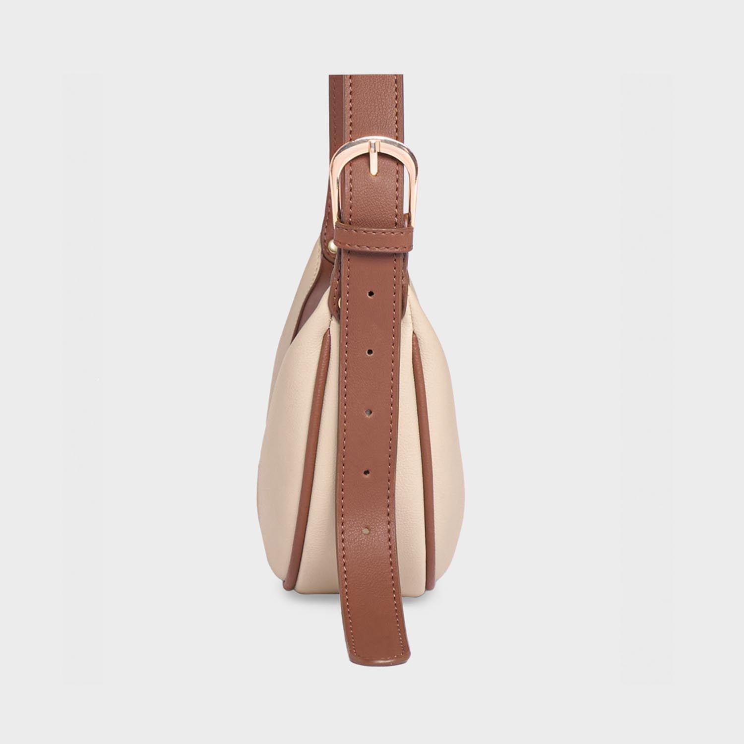 ENSO CROSSBODY BAG (Tan & Beige)