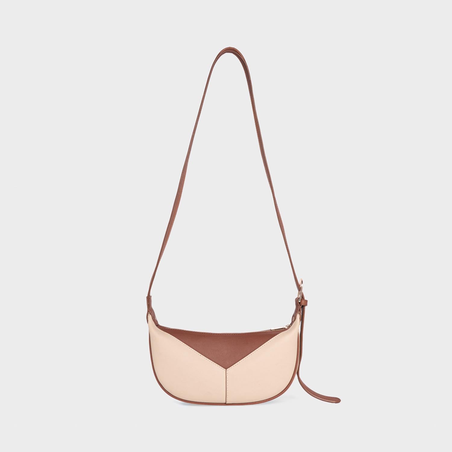 ENSO CROSSBODY BAG (Tan & Beige)
