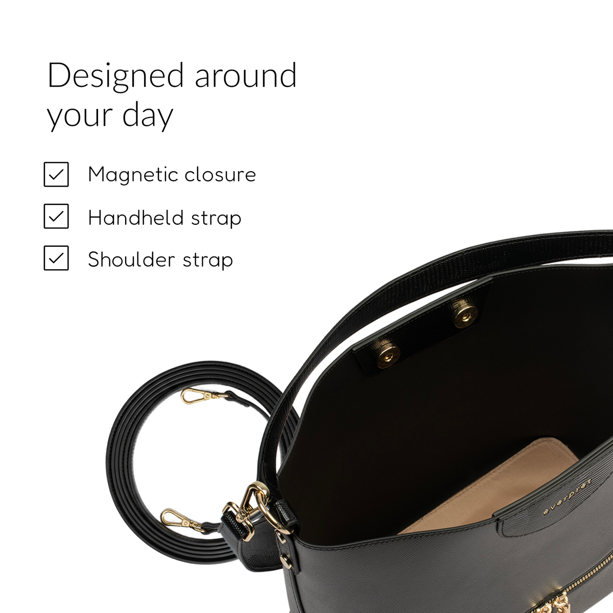Ophelia Handbag – Black