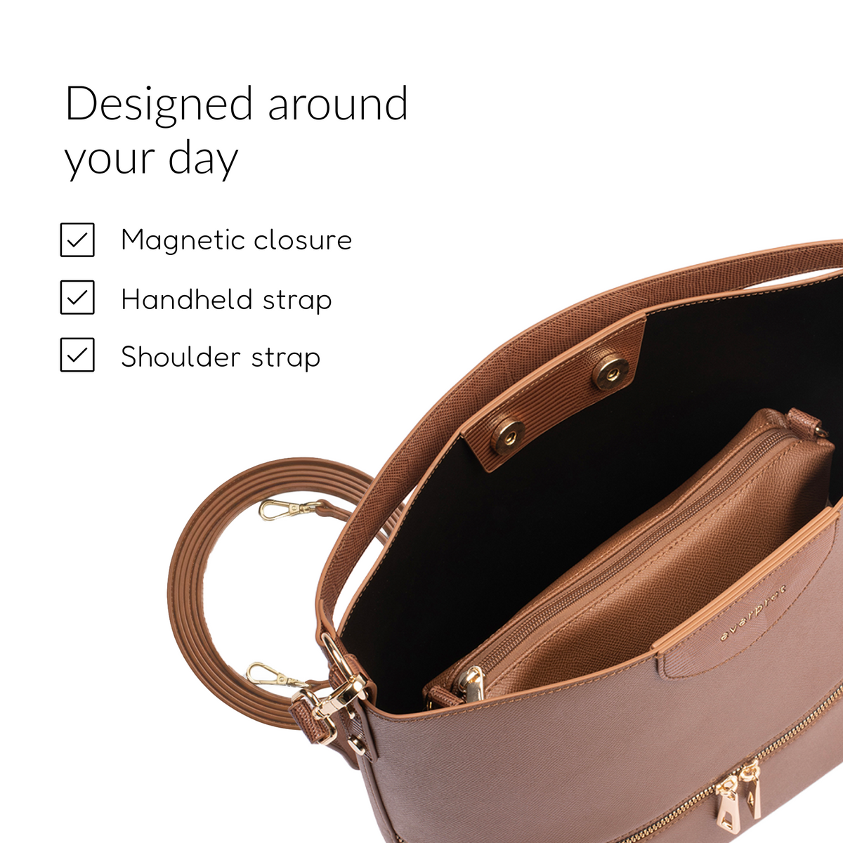 Ophelia Handbag – Brown
