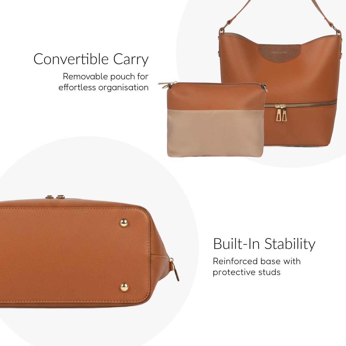 Ophelia Handbag – Tan