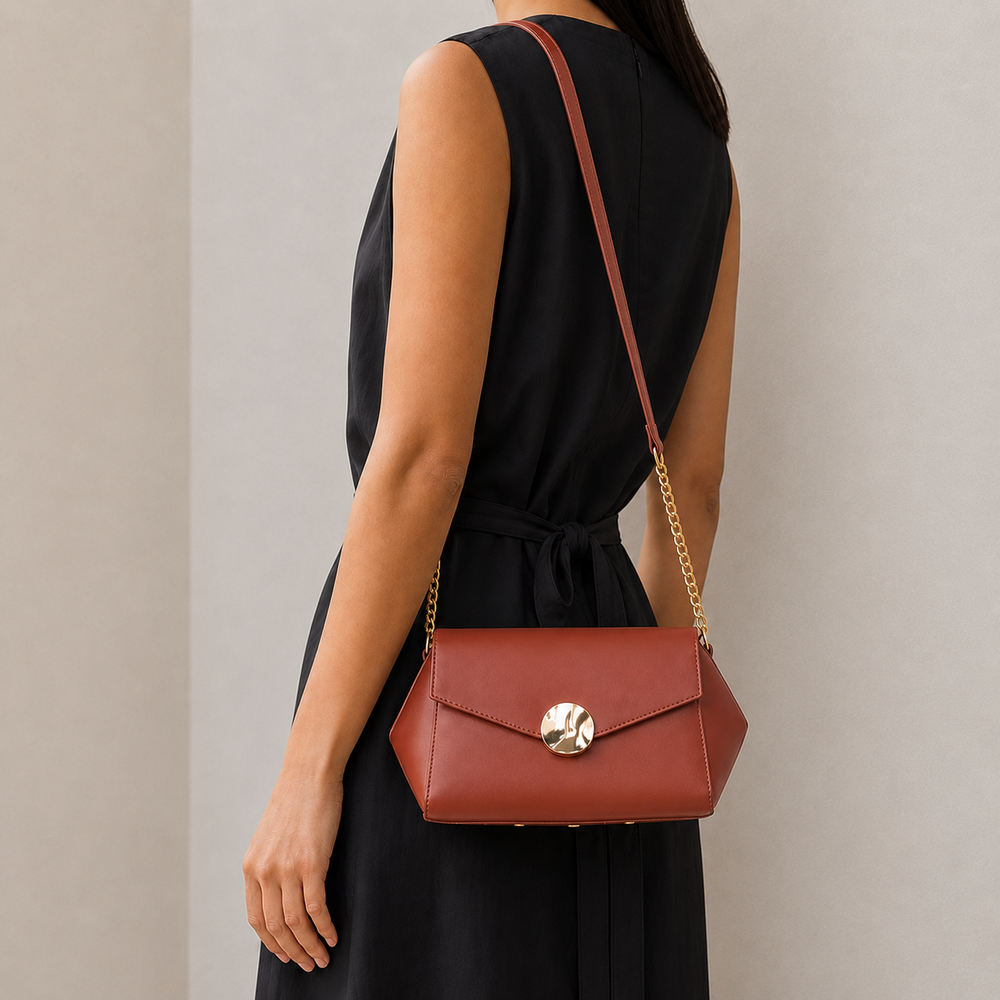 Audrey Crossbody Bag - Tan