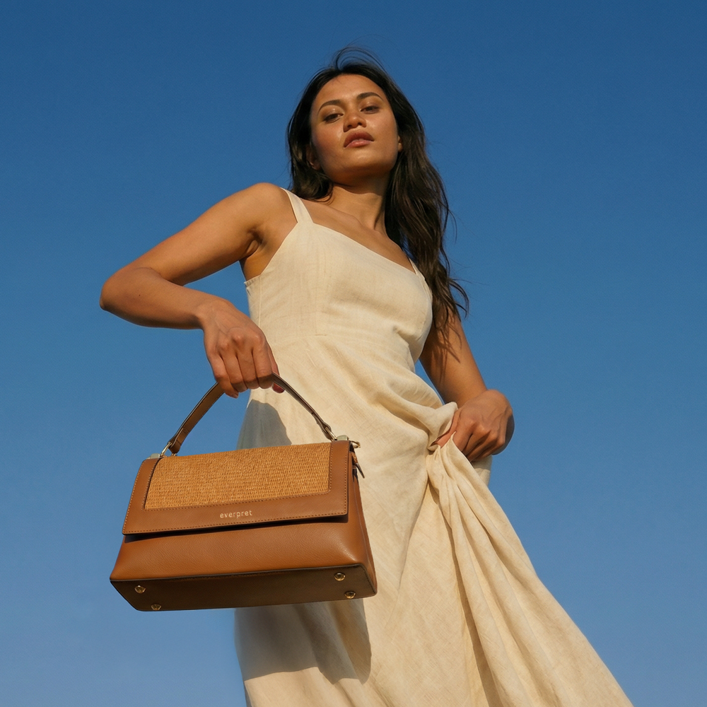 Cheri Satchel Bag - Tan