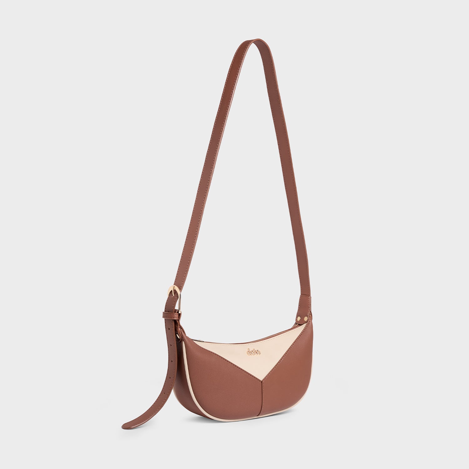 ENSO CROSSBODY BAG (Beige & Tan)