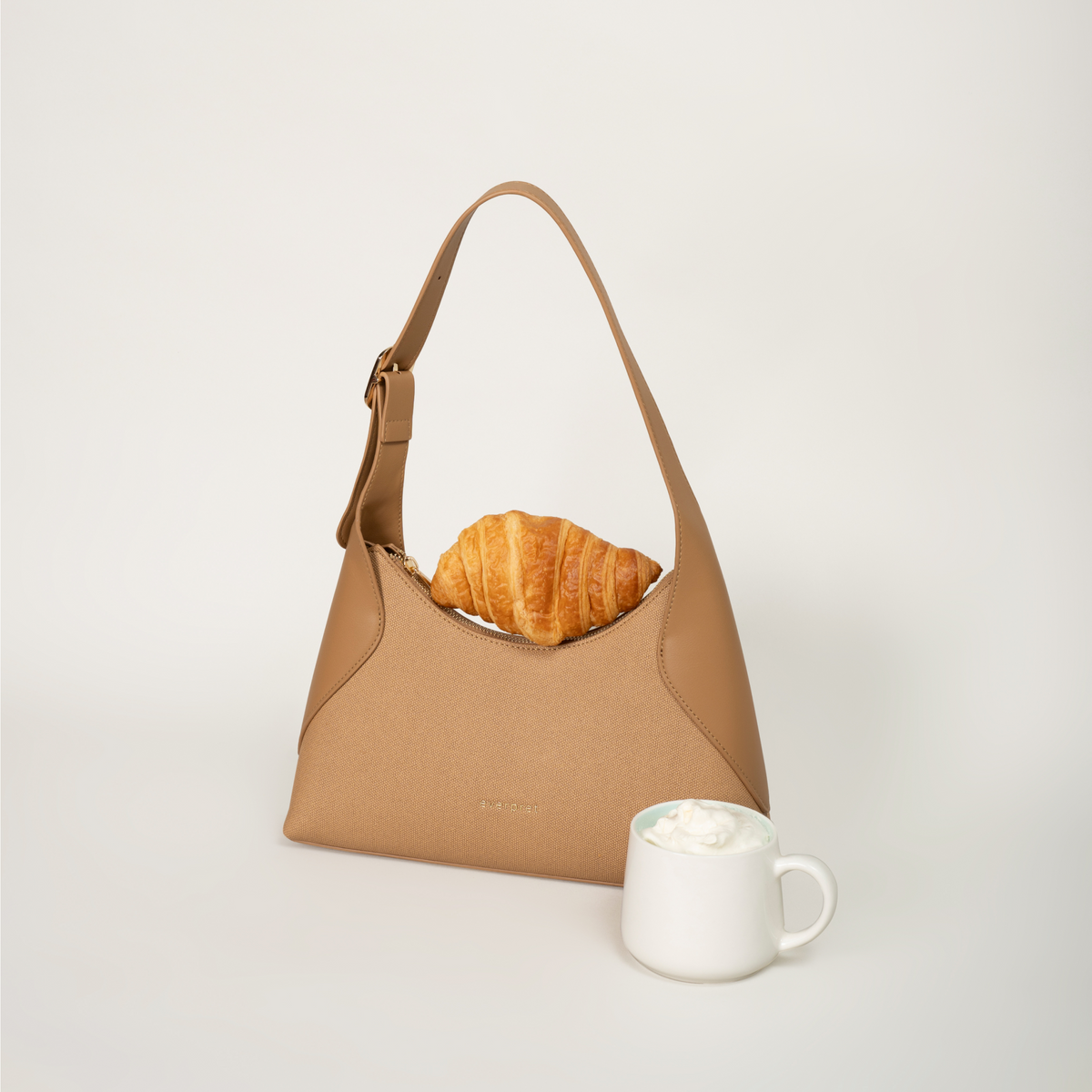 Lou Shoulder Bag - Beige – Beige