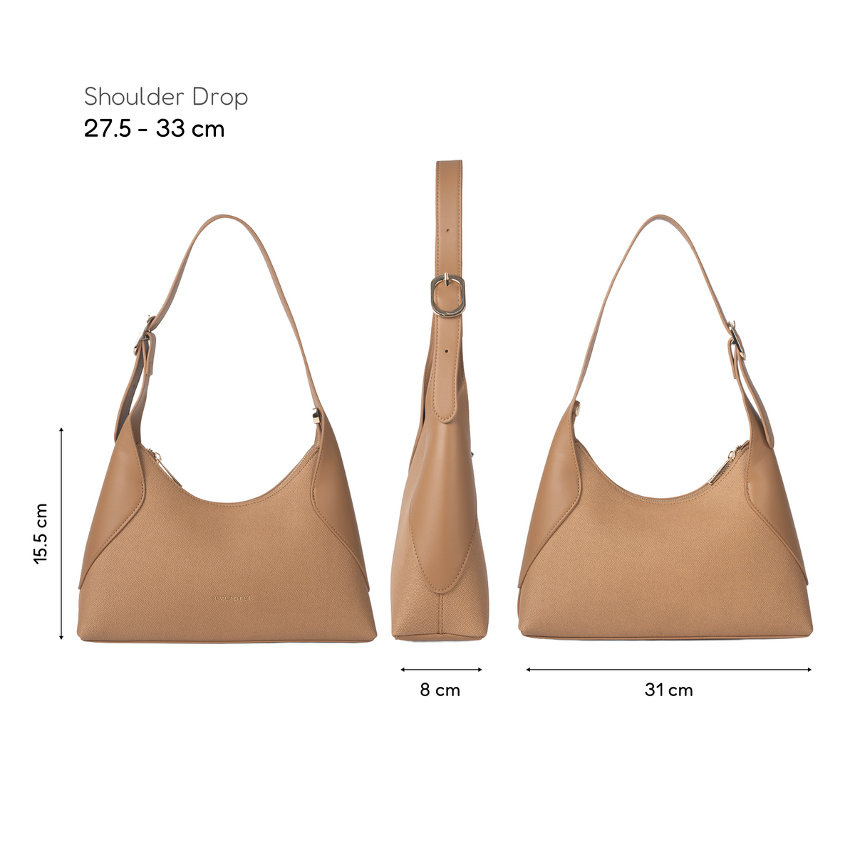 Lou Shoulder Bag - Beige – Beige