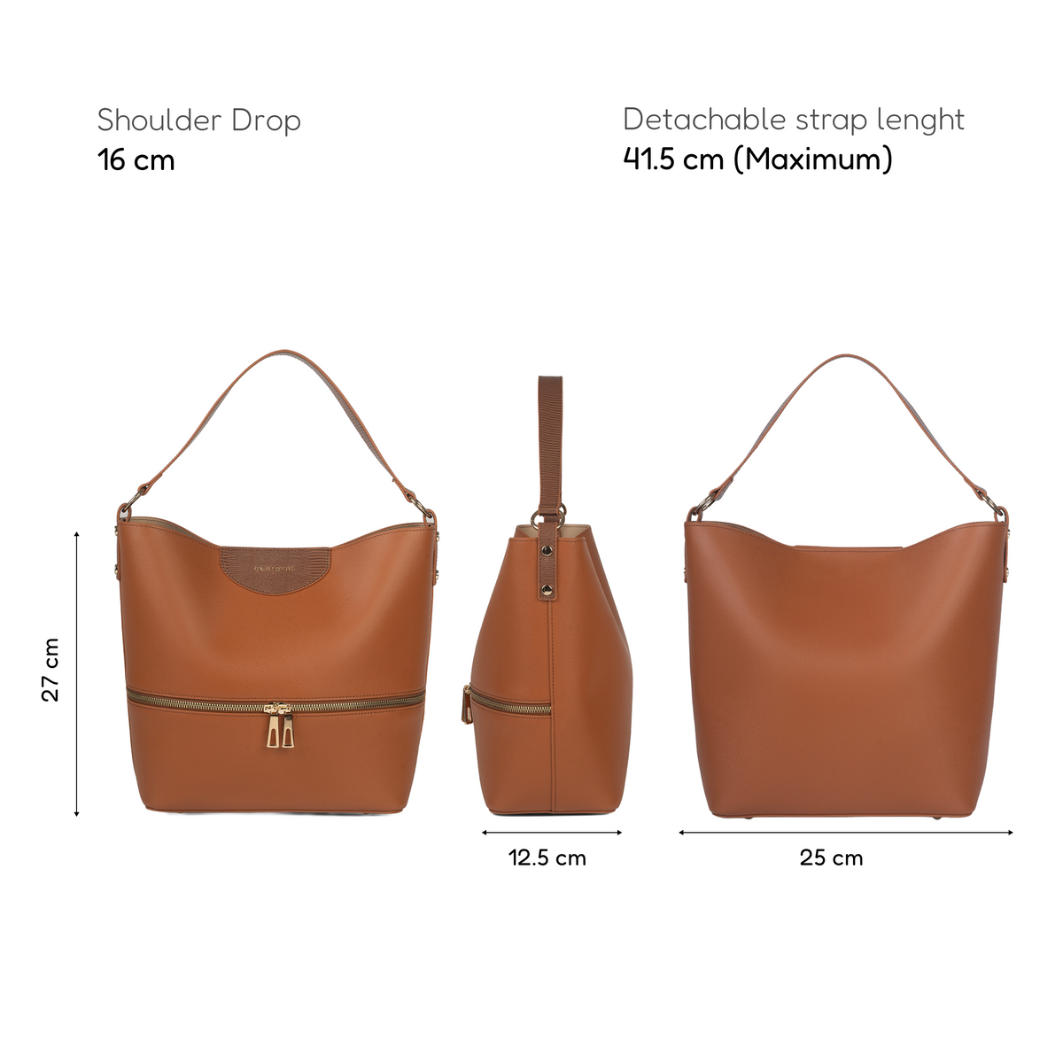 Ophelia Handbag – Tan