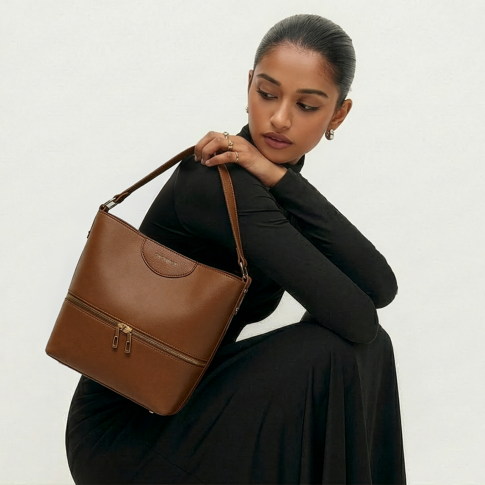Ophelia Handbag - Brown