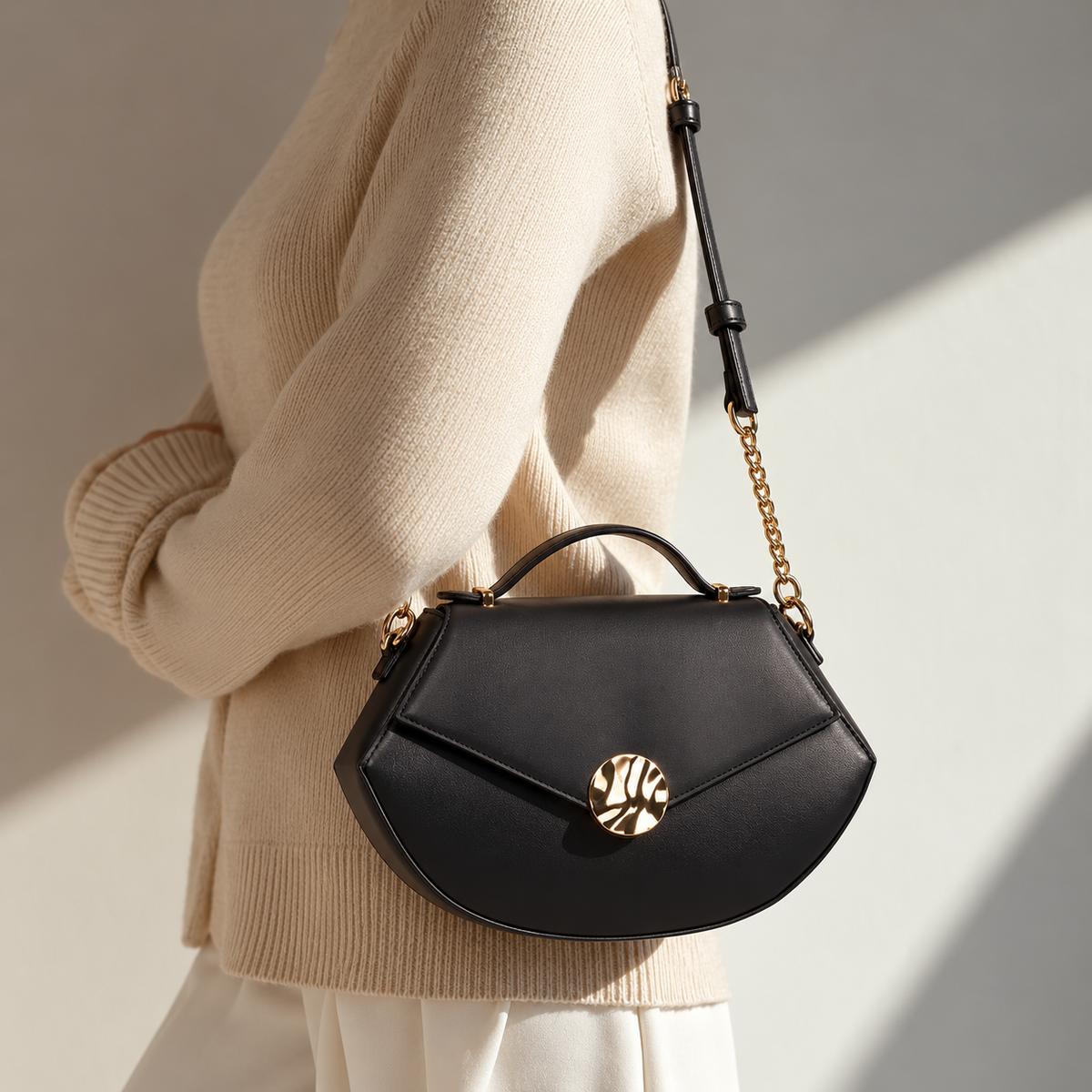 Scarlett Crossbody Bag - Black