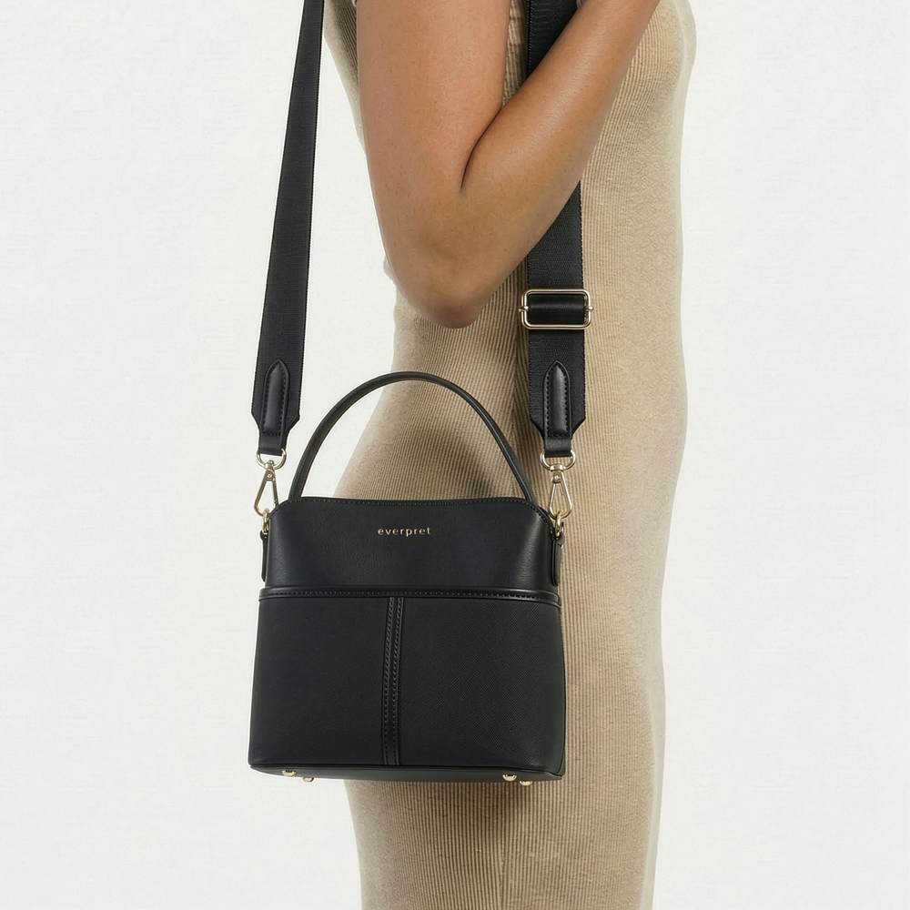 Soline Satchel Bag - Black