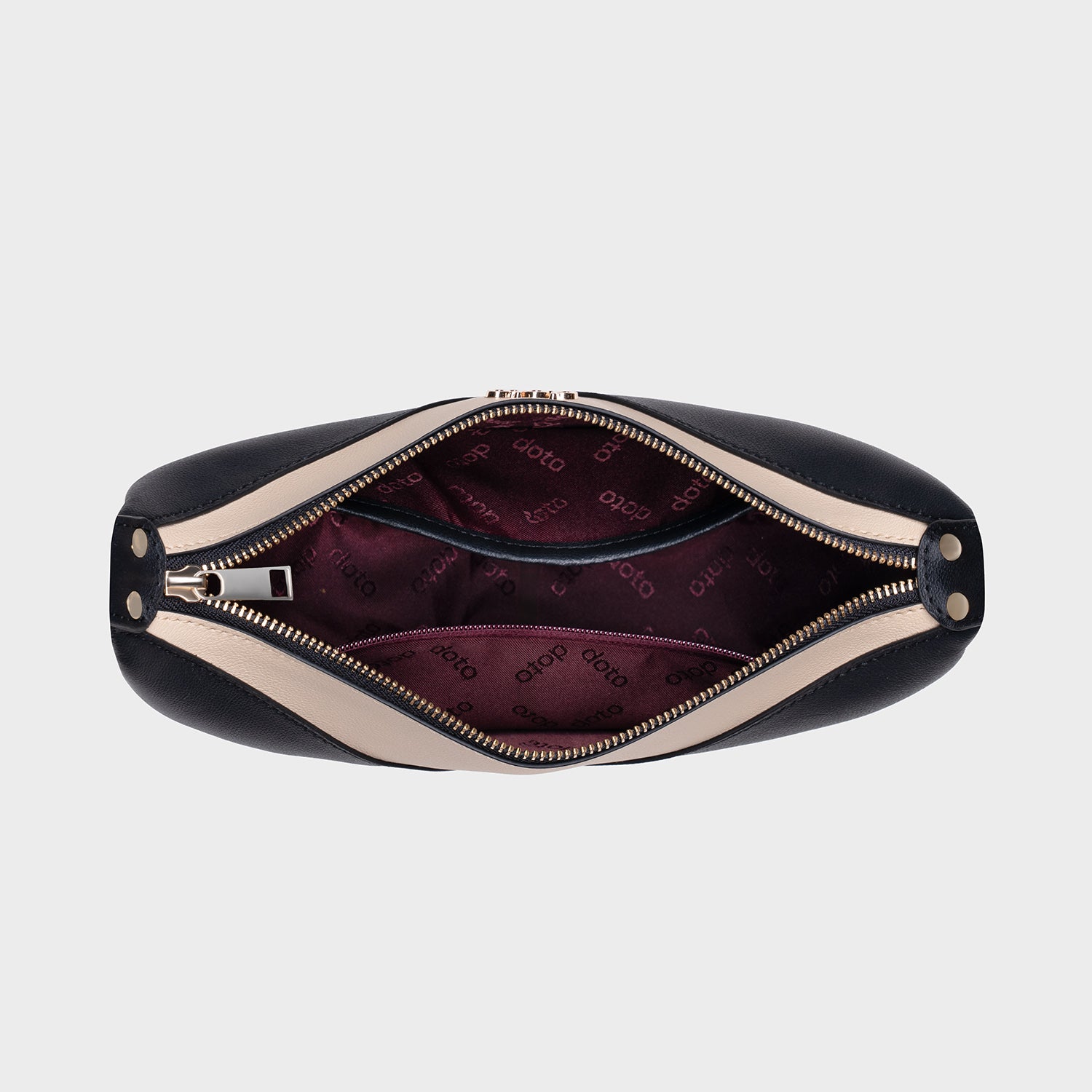 ENSO CROSSBODY BAG (Black & Beige)