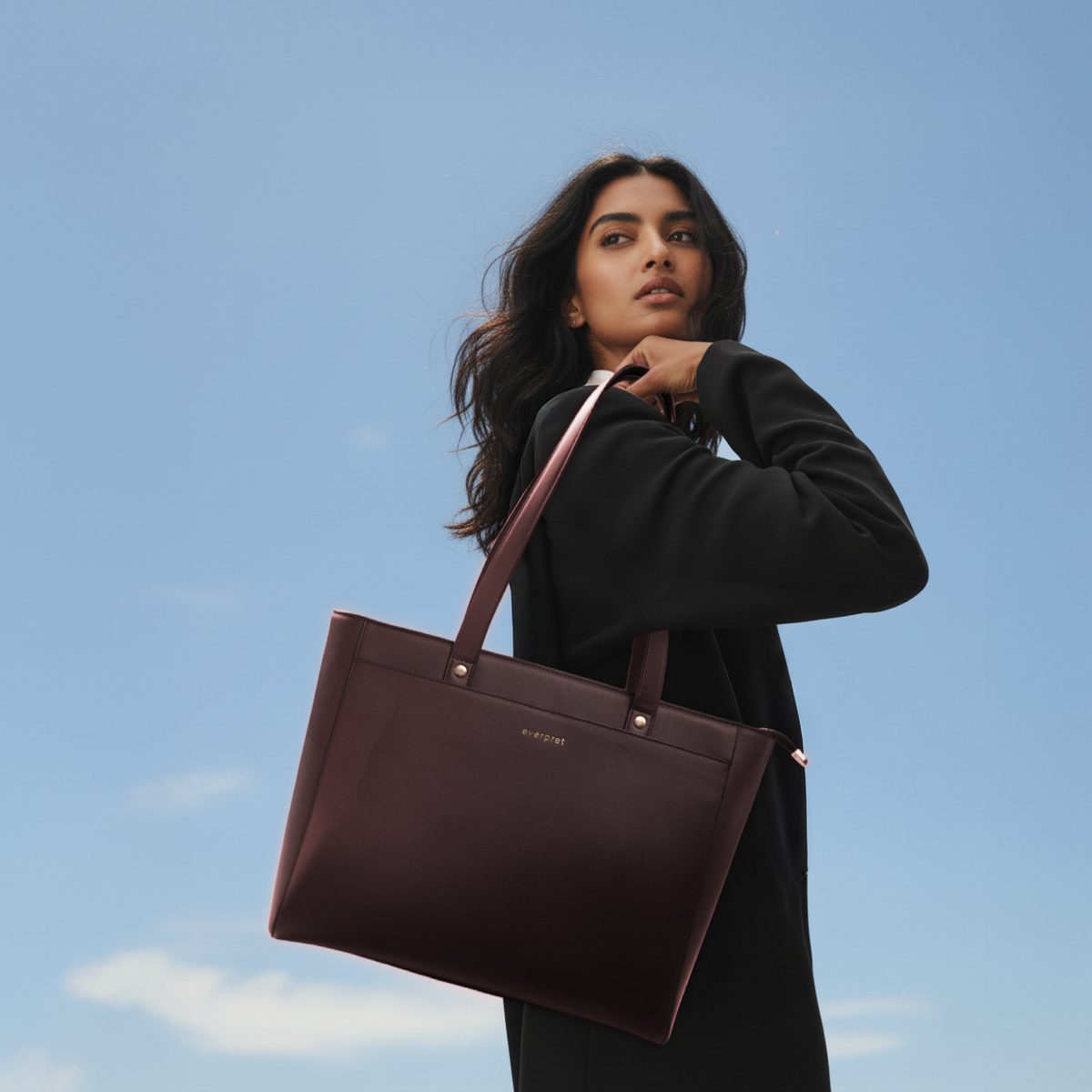 Work Tote - Oxblood – oxblood